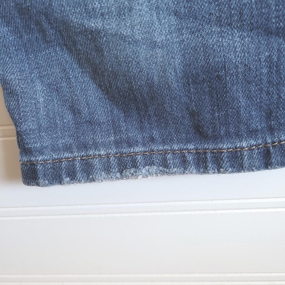 Joe's Jeans Size 27 Blue Cigarette Fit Distressed Medium Wash Whiskering - Picture 7 of 9